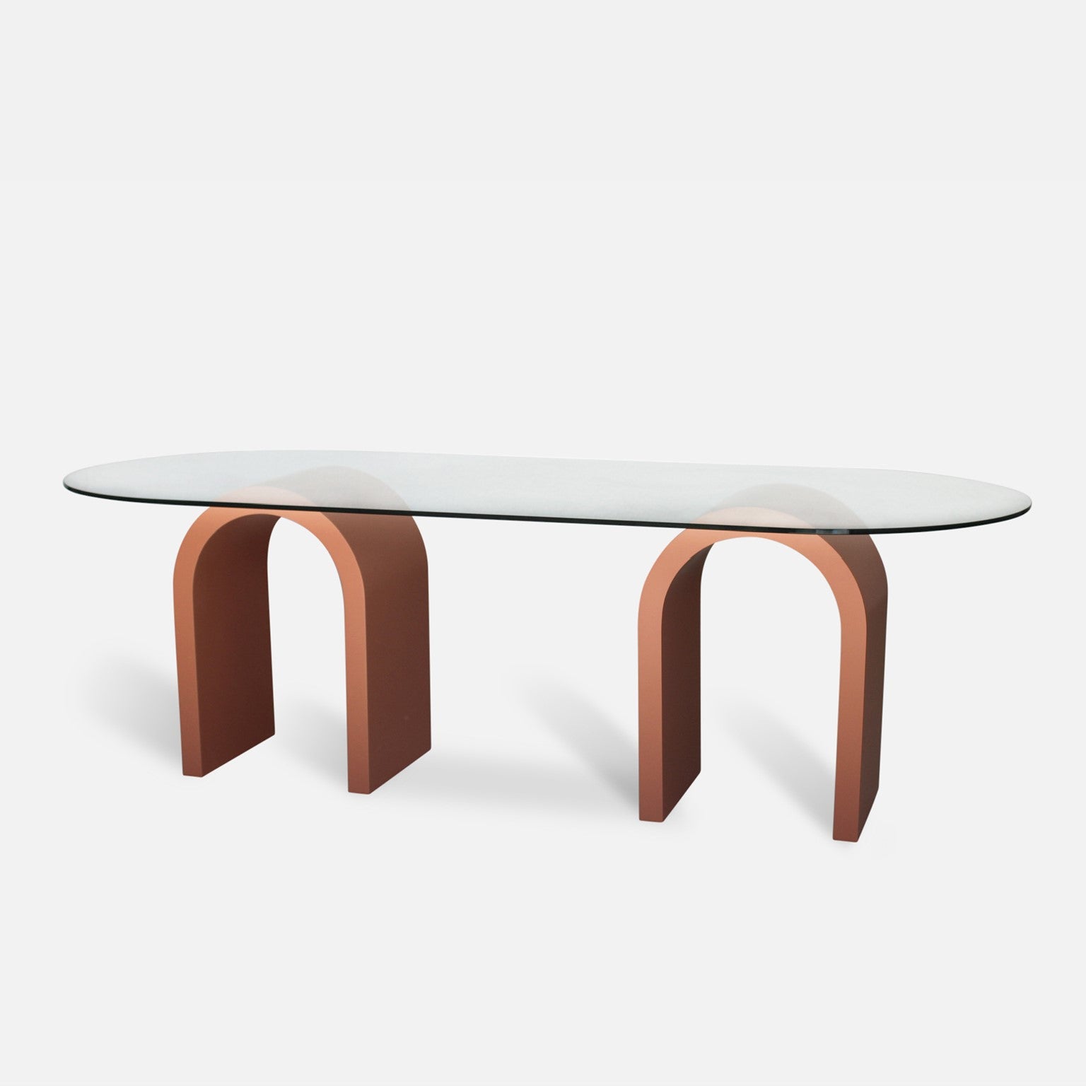 Arches Dining Table - Glass Top
